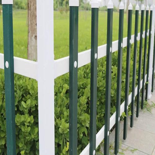 无锡工厂销售园林景观护栏 公园草坪栅栏 纯白色pvc围栏pvc塑钢